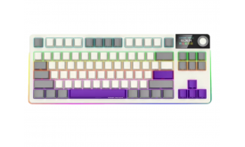 Lorgar KBP70TKLW vezeték nélküli gaming billentyűzet TKL mech RGB, bézs (LRG-KBP70TKLW-RT)